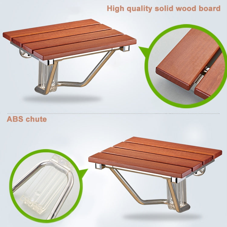 Folding Solid Wood Wall Mounted Relaxation Shower Chair