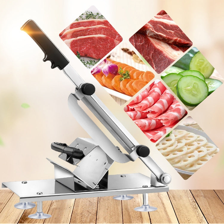 Alloy Stainless Steel Household Manual Thickness Adjustable Meat Vegetables Slicer Meat Slicing Machine