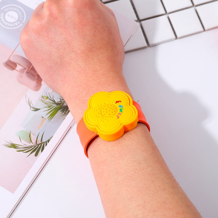 4 PCS Outdoor Portable Cartoon Mosquito Repellent Bracelet Anti-mosquito Snap Ring