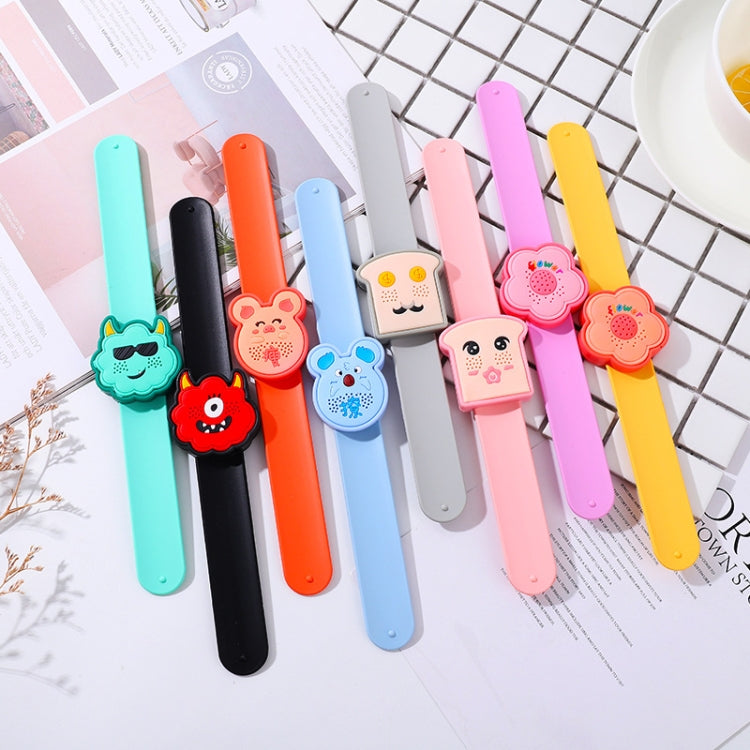 4 PCS Outdoor Portable Cartoon Mosquito Repellent Bracelet Anti-mosquito Snap Ring