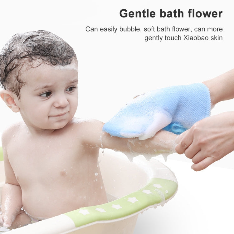 Cartoon Children Double-sided Bath Towel Thickened Bathing Gloves