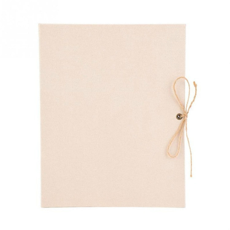 10 inch Vertical Photo Album Hand-paste Linen Album Children Growth Creative Gift Album