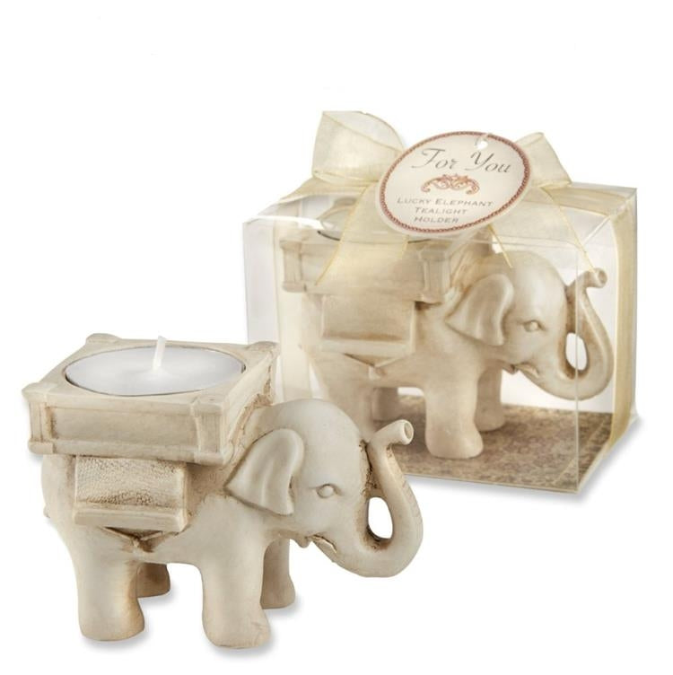 Retro Elephant Tea Light Candle Holder Candlestick Wedding Home Decor Crafts Tea Light Holders Tea Light Holder