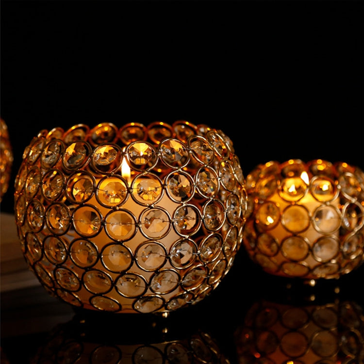 Crystal Ball Candlestick Vase Road Lead Ball Type Candlestick Wedding Candlestick Decoration