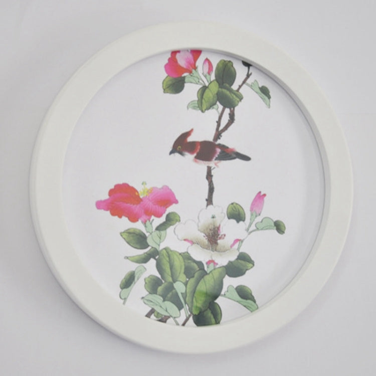 Hanging Wall  Mounted Round Photo Frame Creative Gifts  Home Decoration Wood-based Photo Frame Holder