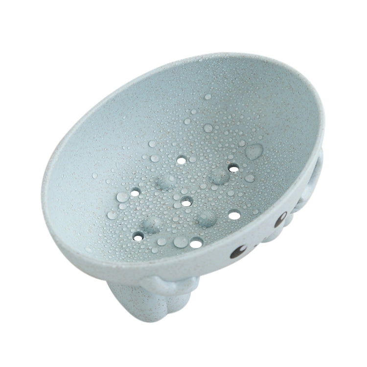 2 PCS Cartoon Soap Box With Wheat Straw