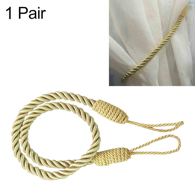 1 Pair Hand-wound Curtain Straps Curtain Rope Curtain Tassels Straps