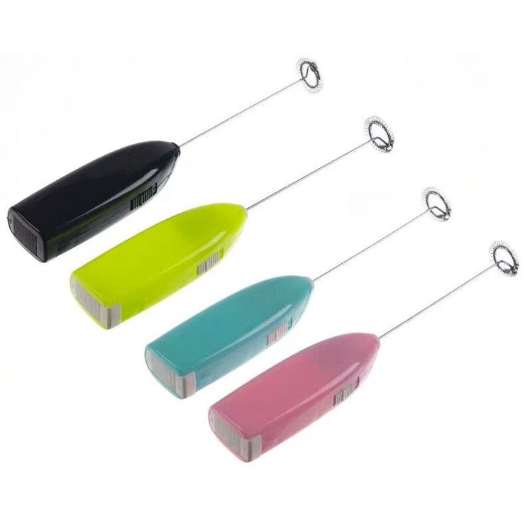 Electric Handheld Home Kitchen Egg Beater Mini Stainless Steel Egg Coffee Milk Tea Blender