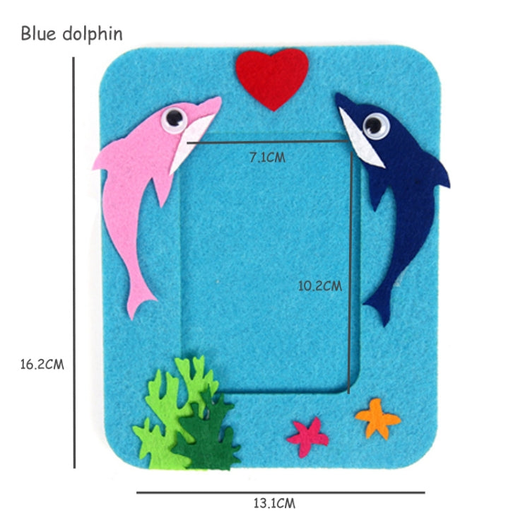 3 PCS Nonwovens Cartoon Animal Photo Frame