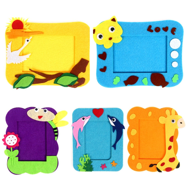 3 PCS Nonwovens Cartoon Animal Photo Frame