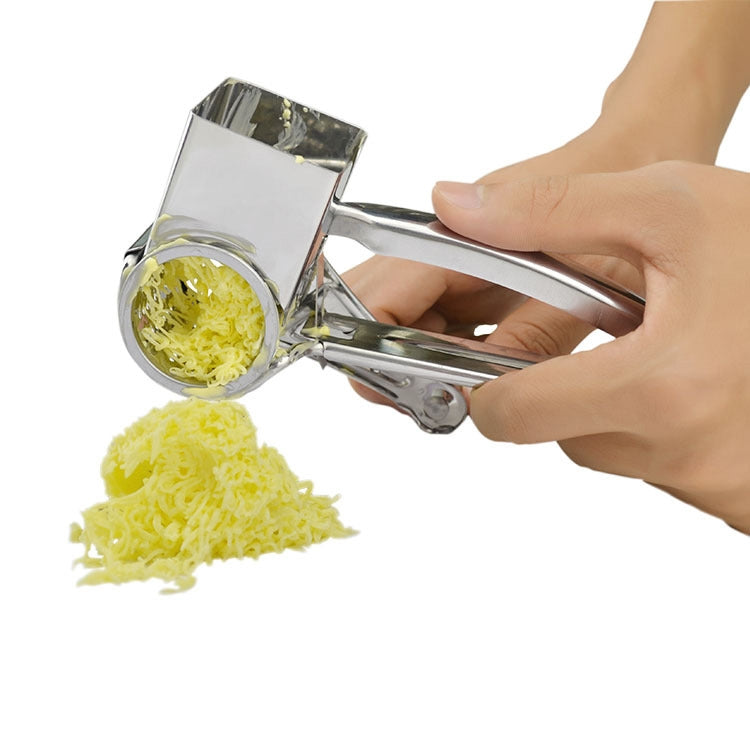 Cheese Grater Rotory Container Stainless Steel Hand-Crank Rotary Shredder