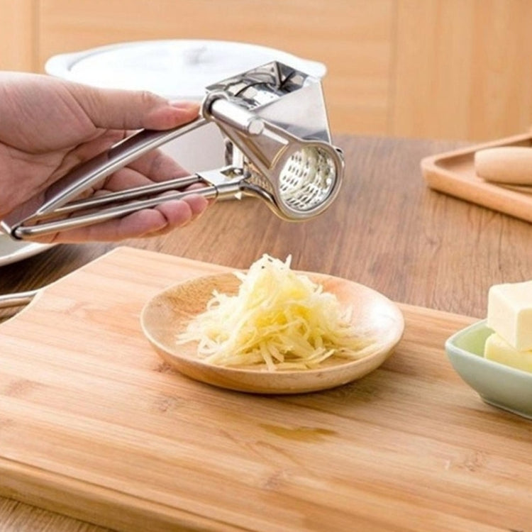 Cheese Grater Rotory Container Stainless Steel Hand-Crank Rotary Shredder