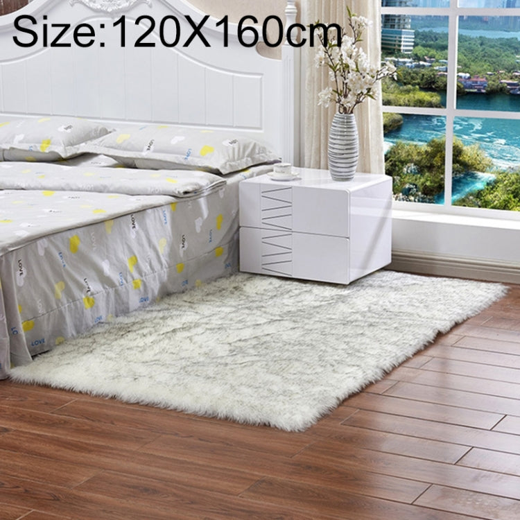 Luxury Rectangle Square Soft Artificial Wool Sheepskin Fluffy Rug Fur Carpet