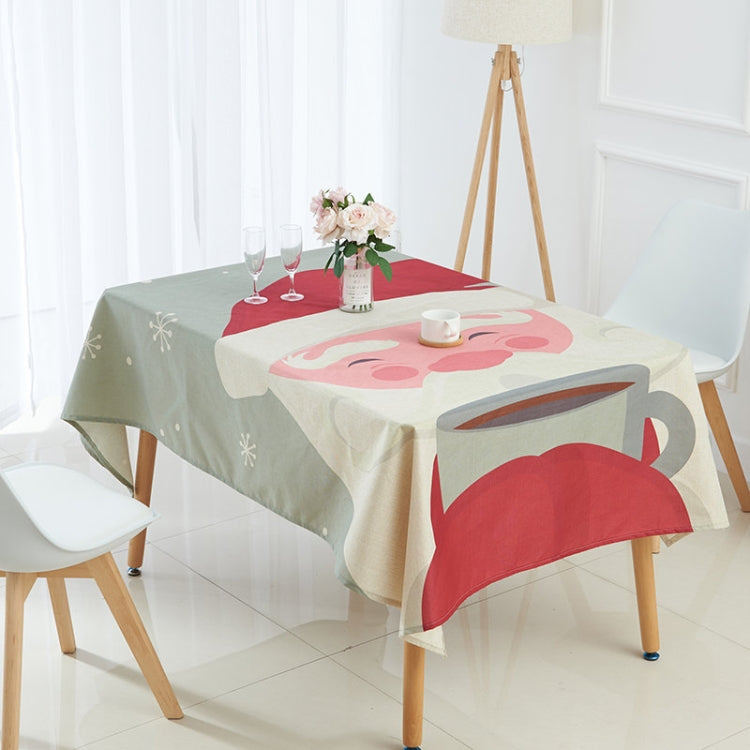 Household Encrypted Linen Waterproof Tablecloth