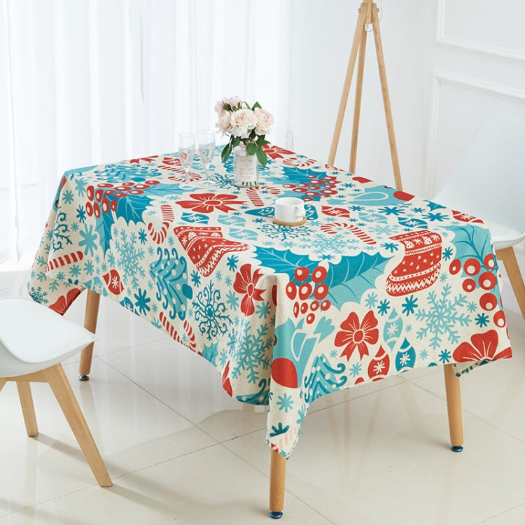 Household Encrypted Linen Waterproof Tablecloth