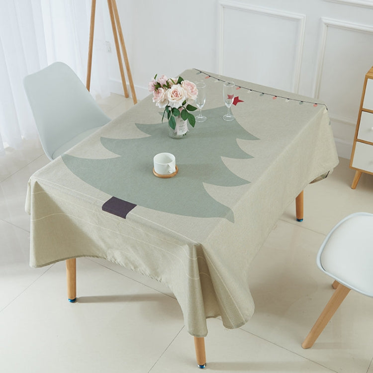 Household Encrypted Linen Waterproof Tablecloth
