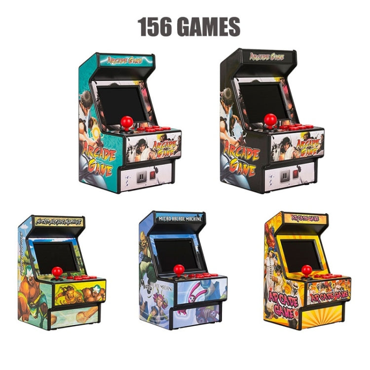 Retro Mini Arcade Handheld Game Console 16-bit Game Console Built-in 156 Classic Games