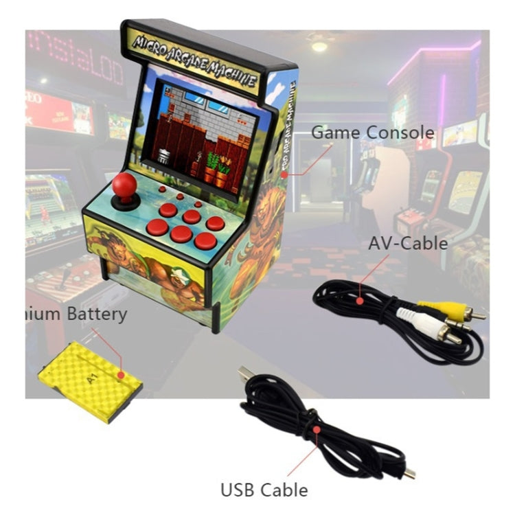 Retro Mini Arcade Handheld Game Console 16-bit Game Console Built-in 156 Classic Games