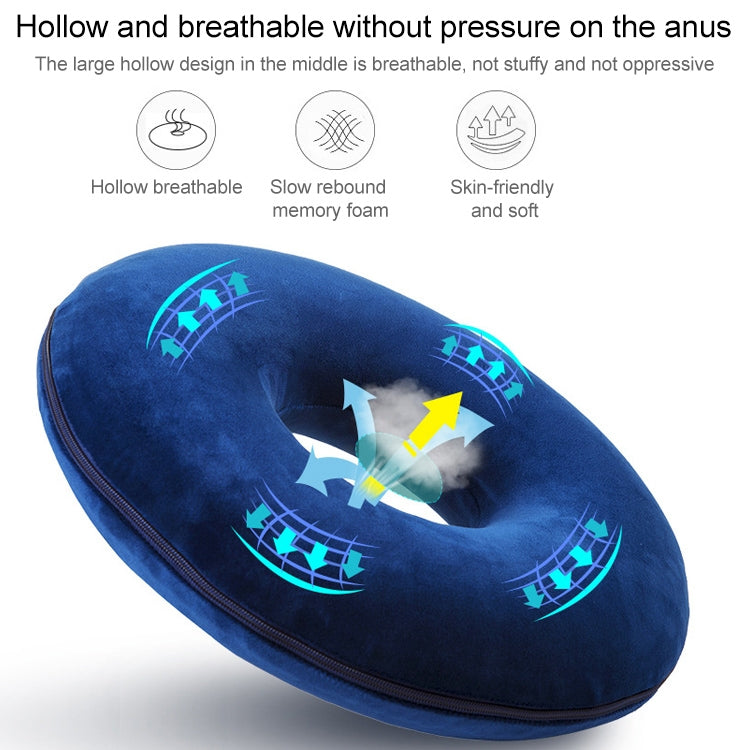 Anti-Decubitus Cushion Memory Foam Circle Chair Cushion