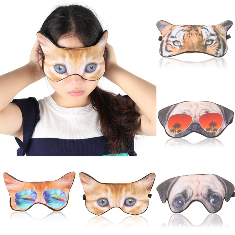3D Eye Mask Shading Sleeping Cartoon Animal Printed Eye Mask