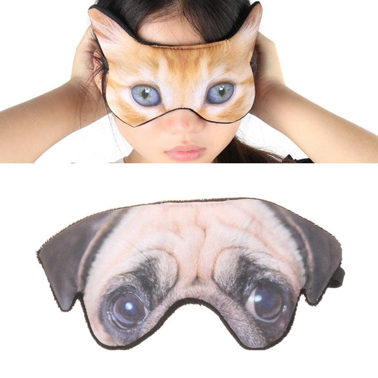 3D Eye Mask Shading Sleeping Cartoon Animal Printed Eye Mask