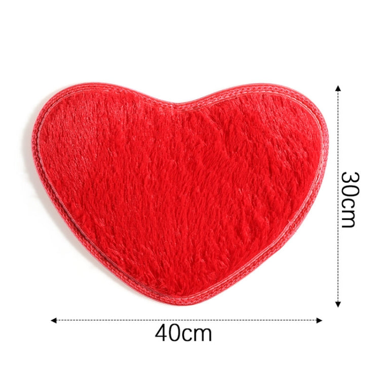 Heart Shape Non-slip Bath Mats Kitchen Carpet Home Decoration