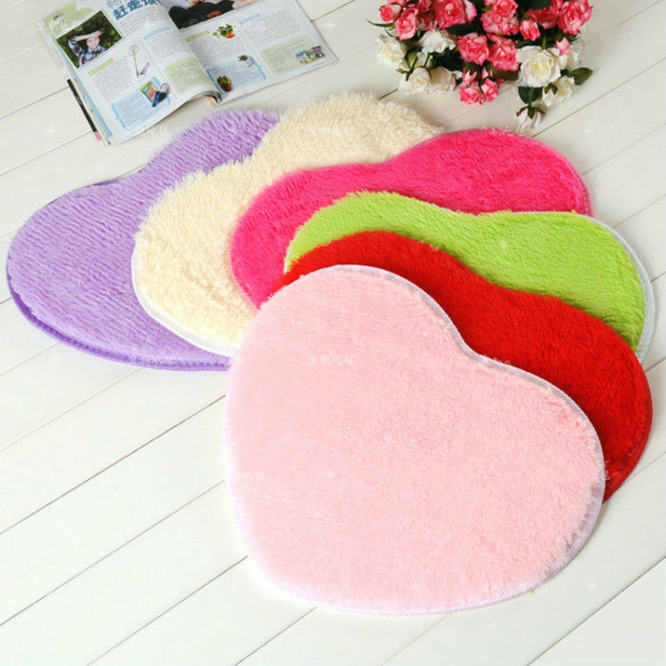Heart Shape Non-slip Bath Mats Kitchen Carpet Home Decoration