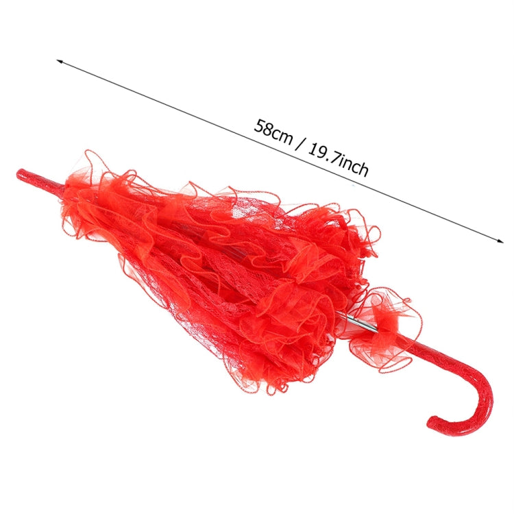 Wedding Parties Bridal Lace Cotton Umbrella Dancing Photography Prop Umbrella