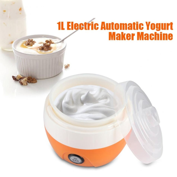 Electric Automatic Yogurt Maker Machine Yoghurt DIY Tool Kithchen Plastic Container 220V Capacity: 1L