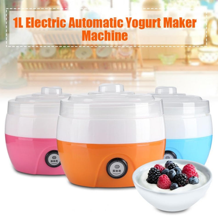 Electric Automatic Yogurt Maker Machine Yoghurt DIY Tool Kithchen Plastic Container 220V Capacity: 1L