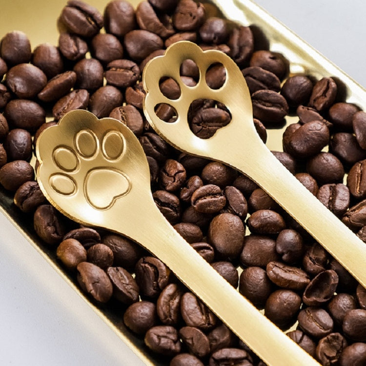 Stainless Steel Creative Cat Claw Coffee Spoon Dessert Cake Spoon