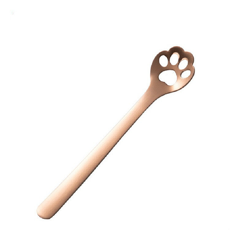 Stainless Steel Creative Cat Claw Coffee Spoon Dessert Cake Spoon