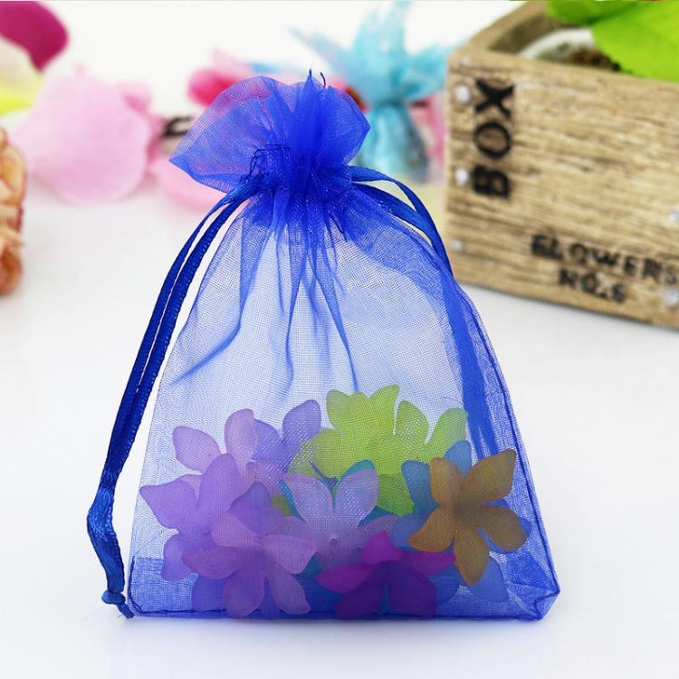 100 PCS Gift Bags Jewelry Organza Bag Wedding Birthday Party Drawable Pouches