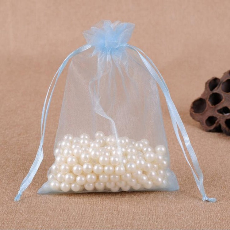 100 PCS Gift Bags Jewelry Organza Bag Wedding Birthday Party Drawable Pouches