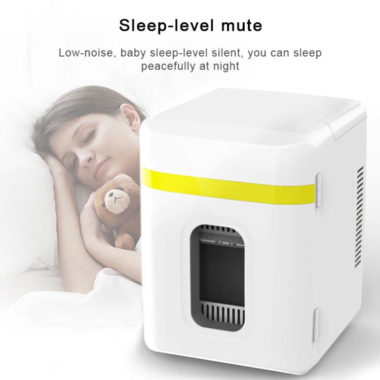 10L Mini Refrigerator Car Home Dual-use Small Dormitory Refrigerator, CN Plug