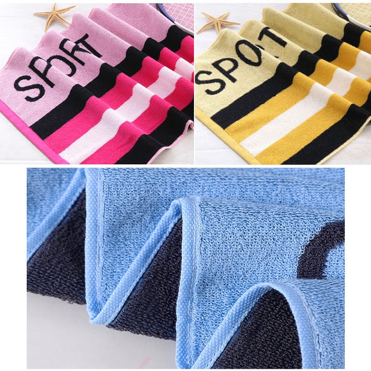Striped Cotton Thickening Fitness Towel