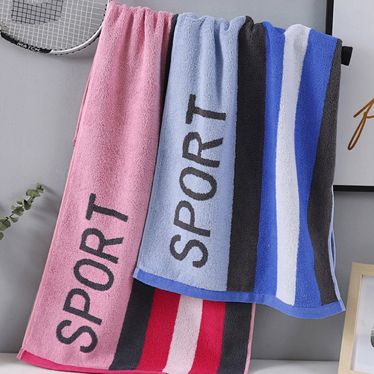 Striped Cotton Thickening Fitness Towel
