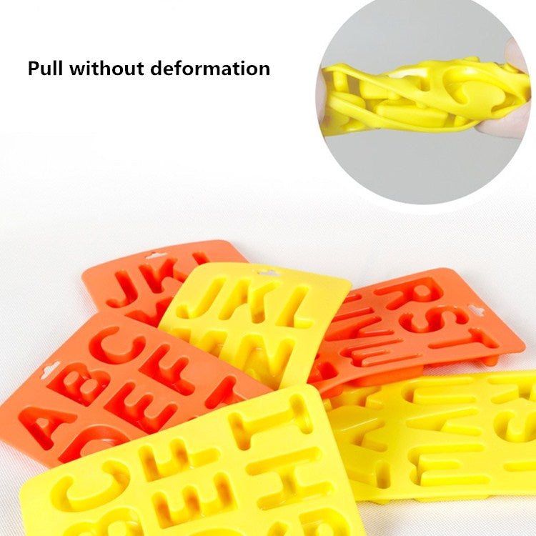 A-Z 3pcs Letter Ice Cube Ice Box Silicone Ice Tray Set