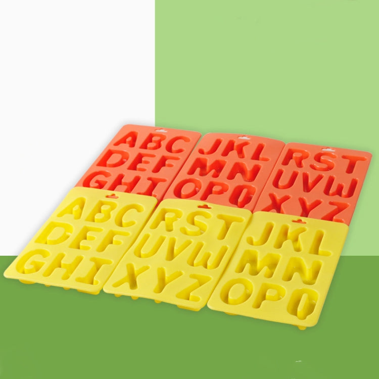 A-Z 3pcs Letter Ice Cube Ice Box Silicone Ice Tray Set