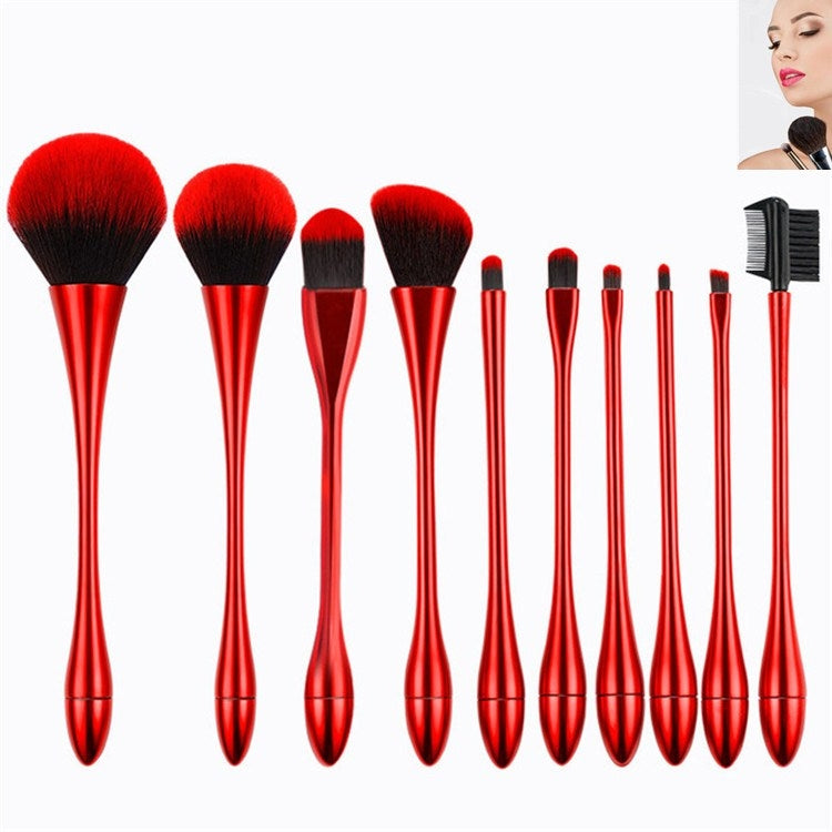 10 In 1 Small Waist Goblet Makeup Brush Set Beauty Tools