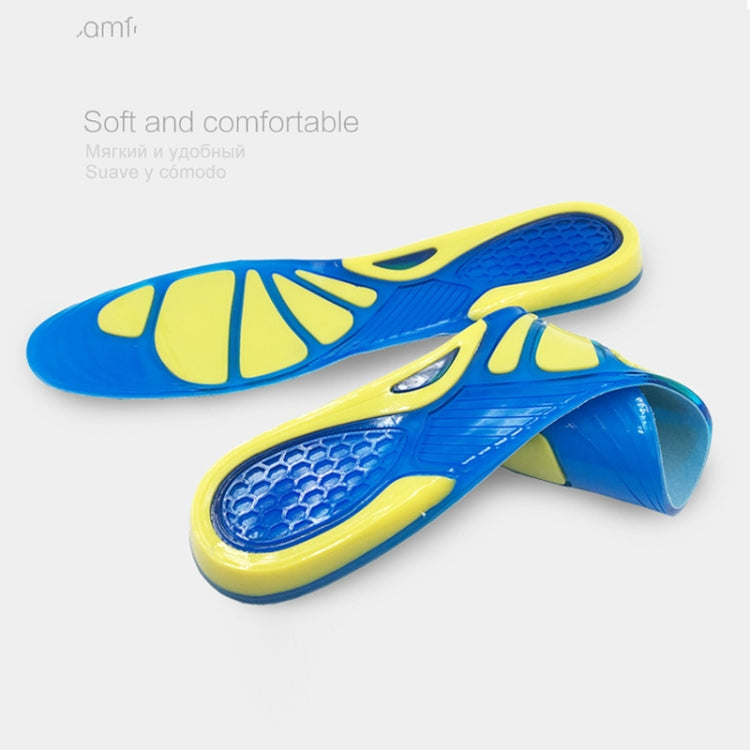 Thickening Shock Absorption Sports Insoles Running Slip Anti-Pain Sweat-Absorbent Breathable Basketball Military Training Insoles
