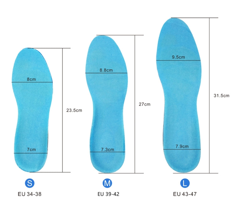 Thickening Shock Absorption Sports Insoles Running Slip Anti-Pain Sweat-Absorbent Breathable Basketball Military Training Insoles