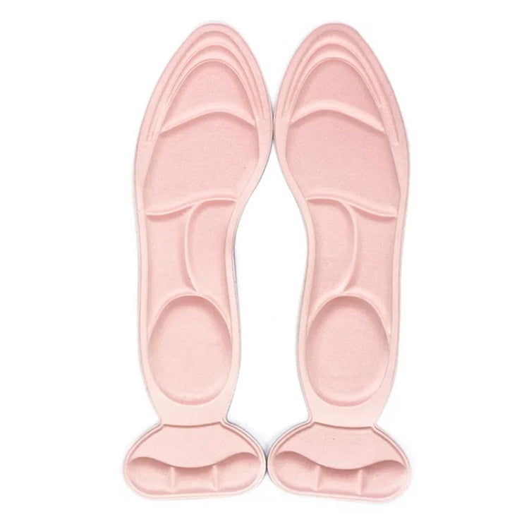 2pcs /Pair 8D Pad Inserts Heel Post Back Breathable Anti-Slip For High Heel Shoe Insole