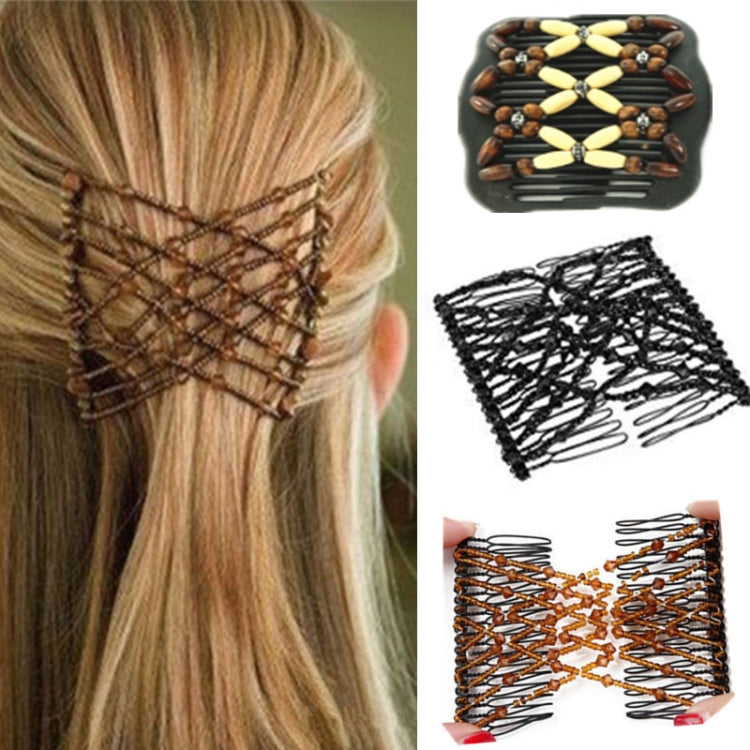 3 PCS Woman Elastic Magic DIY Vintage Headband Fashion Hair Maker Bun Hair Combs Metal Hairpins Hair Accessories