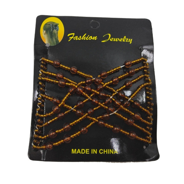 3 PCS Woman Elastic Magic DIY Vintage Headband Fashion Hair Maker Bun Hair Combs Metal Hairpins Hair Accessories