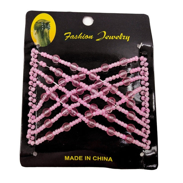 3 PCS Woman Elastic Magic DIY Vintage Headband Fashion Hair Maker Bun Hair Combs Metal Hairpins Hair Accessories