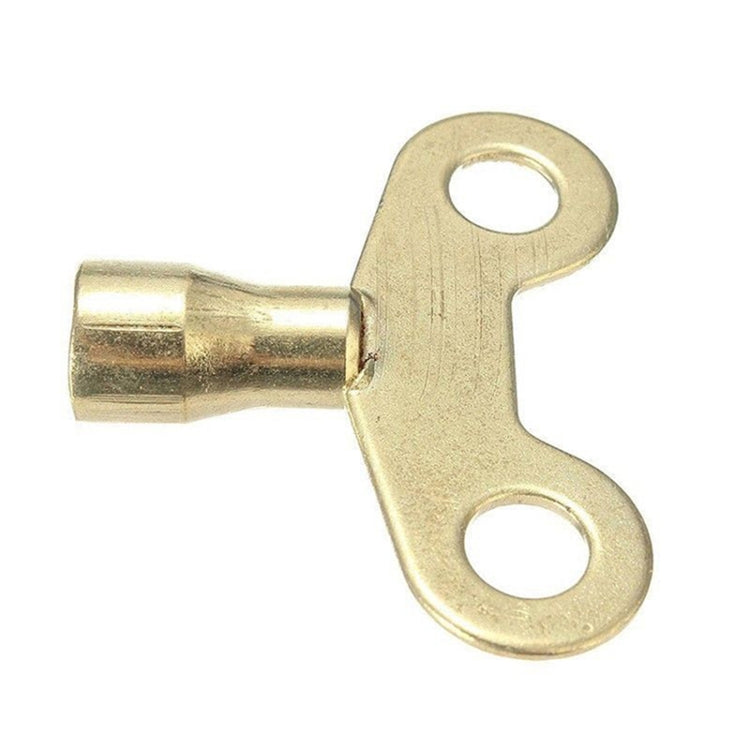 5 PCS Faucet Key Solid Brass Lock Radiator Plumbing Drainage Square Hole Socket Faucet Key