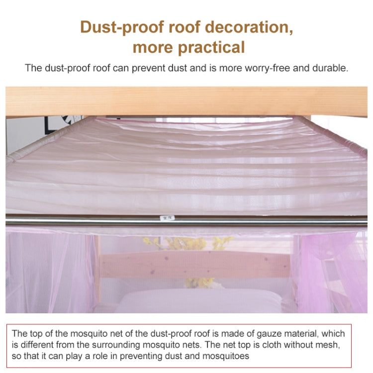 Single-door Mosquito Net Square Roof for Home Student Dormitory