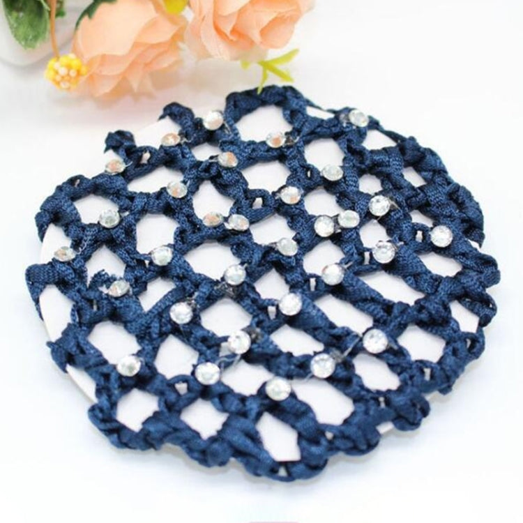 Beautiful Diamonds Bun Cover Snood Women Hair Net Ballet Dance Skating Headwear Accessories
