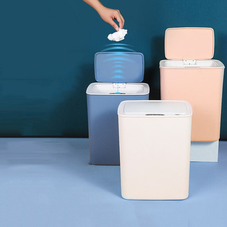 Fully-automatic with Lip Covered Household Living Room Kitchen Bathroom Intelligent Induction Trash Can